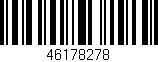 Código de barras (EAN, GTIN, SKU, ISBN): '46178278'