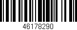 Código de barras (EAN, GTIN, SKU, ISBN): '46178290'