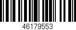 Código de barras (EAN, GTIN, SKU, ISBN): '46179553'
