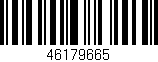 Código de barras (EAN, GTIN, SKU, ISBN): '46179665'