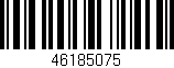 Código de barras (EAN, GTIN, SKU, ISBN): '46185075'