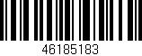 Código de barras (EAN, GTIN, SKU, ISBN): '46185183'