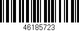 Código de barras (EAN, GTIN, SKU, ISBN): '46185723'