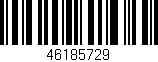 Código de barras (EAN, GTIN, SKU, ISBN): '46185729'