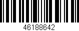 Código de barras (EAN, GTIN, SKU, ISBN): '46188642'