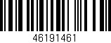 Código de barras (EAN, GTIN, SKU, ISBN): '46191461'