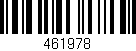 Código de barras (EAN, GTIN, SKU, ISBN): '461978'