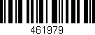 Código de barras (EAN, GTIN, SKU, ISBN): '461979'