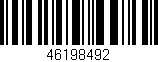 Código de barras (EAN, GTIN, SKU, ISBN): '46198492'