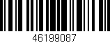 Código de barras (EAN, GTIN, SKU, ISBN): '46199087'