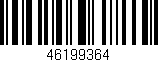 Código de barras (EAN, GTIN, SKU, ISBN): '46199364'