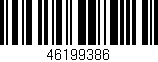 Código de barras (EAN, GTIN, SKU, ISBN): '46199386'