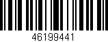 Código de barras (EAN, GTIN, SKU, ISBN): '46199441'