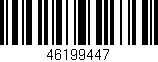 Código de barras (EAN, GTIN, SKU, ISBN): '46199447'