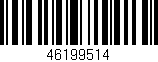 Código de barras (EAN, GTIN, SKU, ISBN): '46199514'