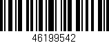 Código de barras (EAN, GTIN, SKU, ISBN): '46199542'
