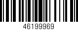 Código de barras (EAN, GTIN, SKU, ISBN): '46199969'