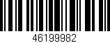 Código de barras (EAN, GTIN, SKU, ISBN): '46199982'