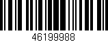 Código de barras (EAN, GTIN, SKU, ISBN): '46199988'