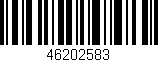 Código de barras (EAN, GTIN, SKU, ISBN): '46202583'