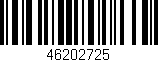 Código de barras (EAN, GTIN, SKU, ISBN): '46202725'