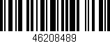 Código de barras (EAN, GTIN, SKU, ISBN): '46208489'