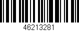 Código de barras (EAN, GTIN, SKU, ISBN): '46213281'