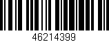 Código de barras (EAN, GTIN, SKU, ISBN): '46214399'