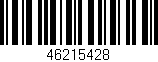 Código de barras (EAN, GTIN, SKU, ISBN): '46215428'