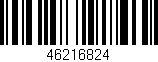 Código de barras (EAN, GTIN, SKU, ISBN): '46216824'