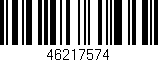 Código de barras (EAN, GTIN, SKU, ISBN): '46217574'