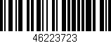 Código de barras (EAN, GTIN, SKU, ISBN): '46223723'