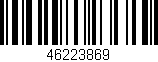 Código de barras (EAN, GTIN, SKU, ISBN): '46223869'