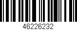 Código de barras (EAN, GTIN, SKU, ISBN): '46226232'