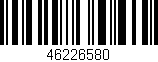 Código de barras (EAN, GTIN, SKU, ISBN): '46226580'
