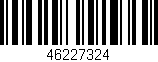 Código de barras (EAN, GTIN, SKU, ISBN): '46227324'