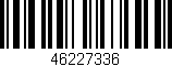 Código de barras (EAN, GTIN, SKU, ISBN): '46227336'