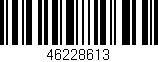 Código de barras (EAN, GTIN, SKU, ISBN): '46228613'