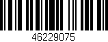 Código de barras (EAN, GTIN, SKU, ISBN): '46229075'