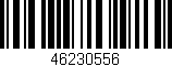 Código de barras (EAN, GTIN, SKU, ISBN): '46230556'