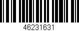 Código de barras (EAN, GTIN, SKU, ISBN): '46231631'