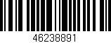 Código de barras (EAN, GTIN, SKU, ISBN): '46238891'