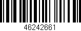 Código de barras (EAN, GTIN, SKU, ISBN): '46242661'