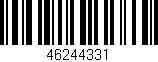 Código de barras (EAN, GTIN, SKU, ISBN): '46244331'