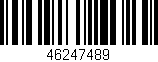 Código de barras (EAN, GTIN, SKU, ISBN): '46247489'