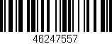 Código de barras (EAN, GTIN, SKU, ISBN): '46247557'