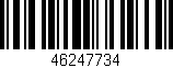 Código de barras (EAN, GTIN, SKU, ISBN): '46247734'