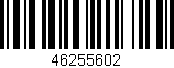 Código de barras (EAN, GTIN, SKU, ISBN): '46255602'