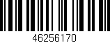Código de barras (EAN, GTIN, SKU, ISBN): '46256170'