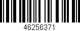 Código de barras (EAN, GTIN, SKU, ISBN): '46256371'